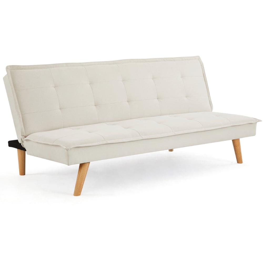 Home Detail Ada Double Sleeper Beige Fabric Sofa Bed Image 2
