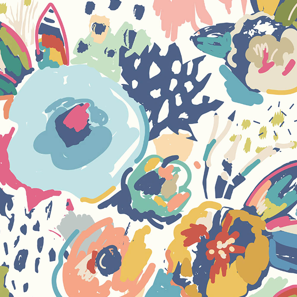 Origin Murals Alice In Wonderland Vintage Wood White Wall Mural Image 2