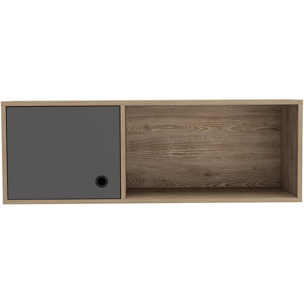 Vegas Single Door Single Shelf Wall Bookcase Image 2