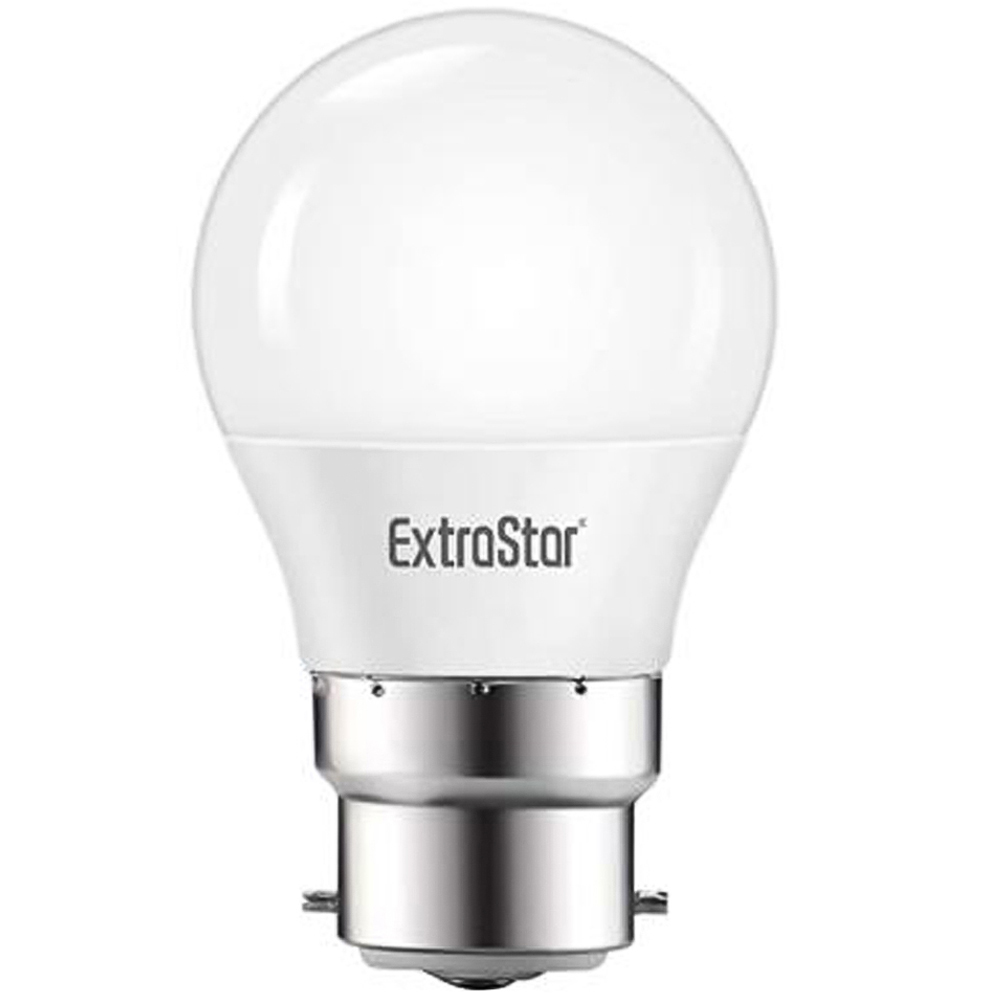ExtraStar 6 Pack B22 7W Daylight Ball LED Light Bulb Image 1