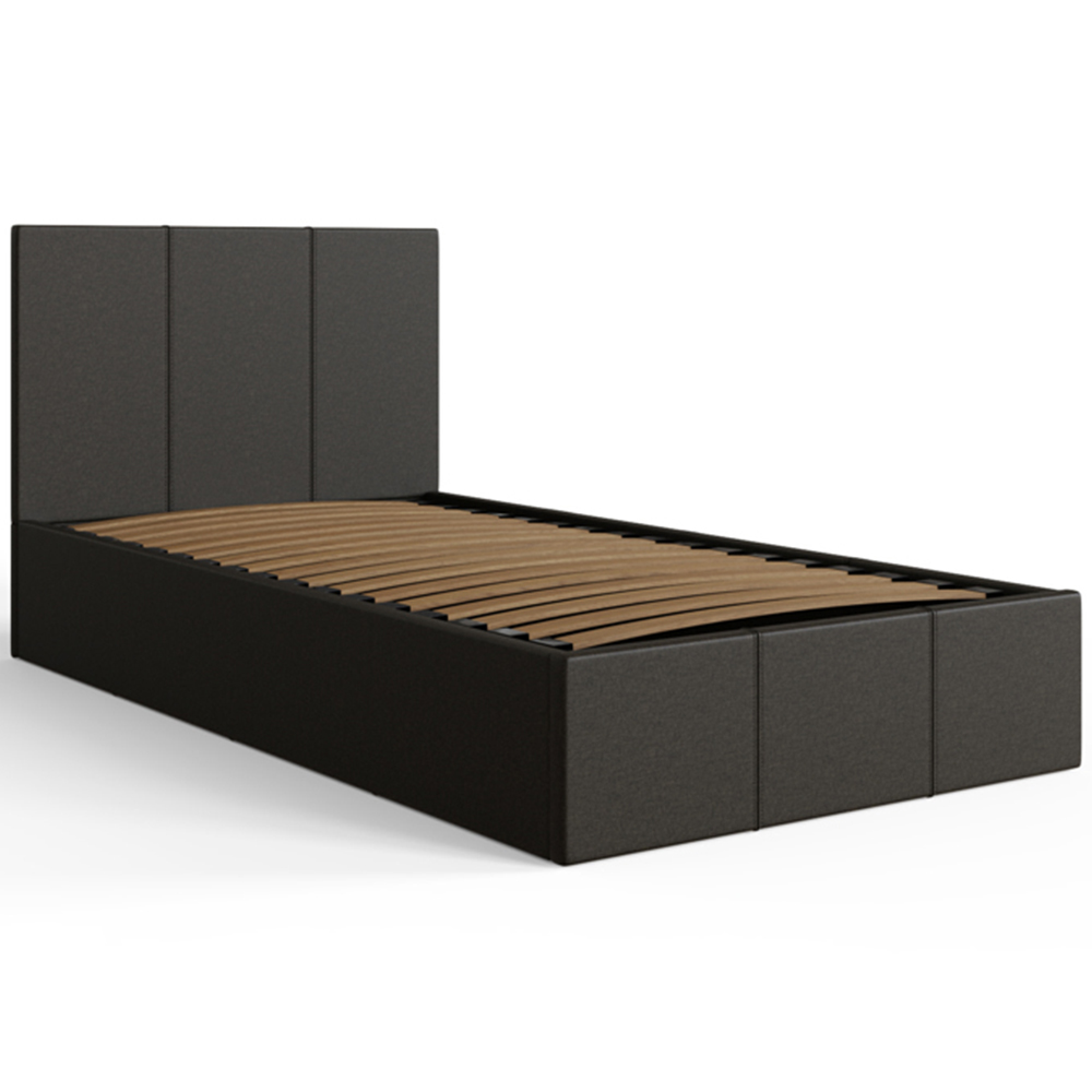 GFW Single Silver End Lift Ottoman Bed Image 5