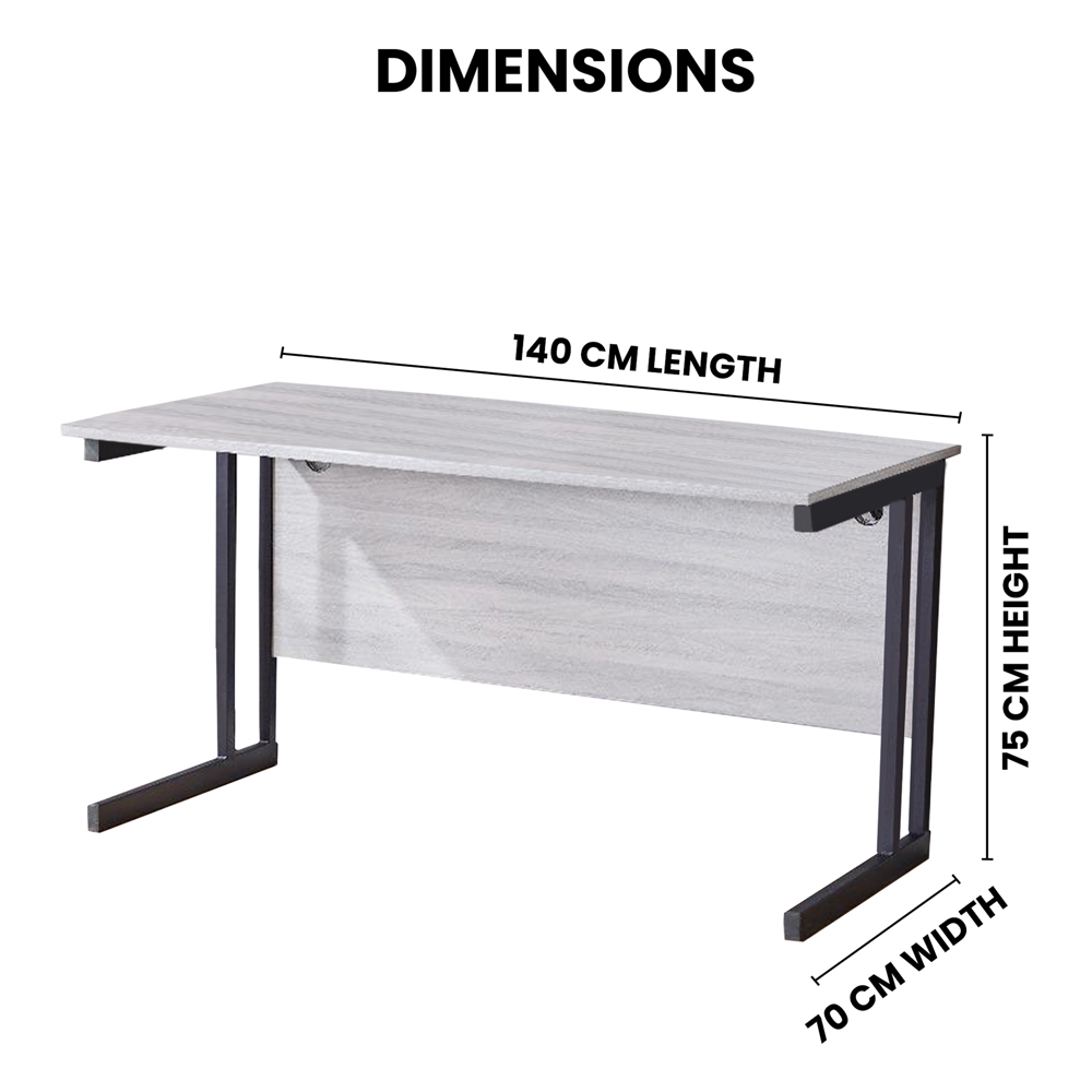 Kosy Koala Grey Wooden Office Desk Image 7