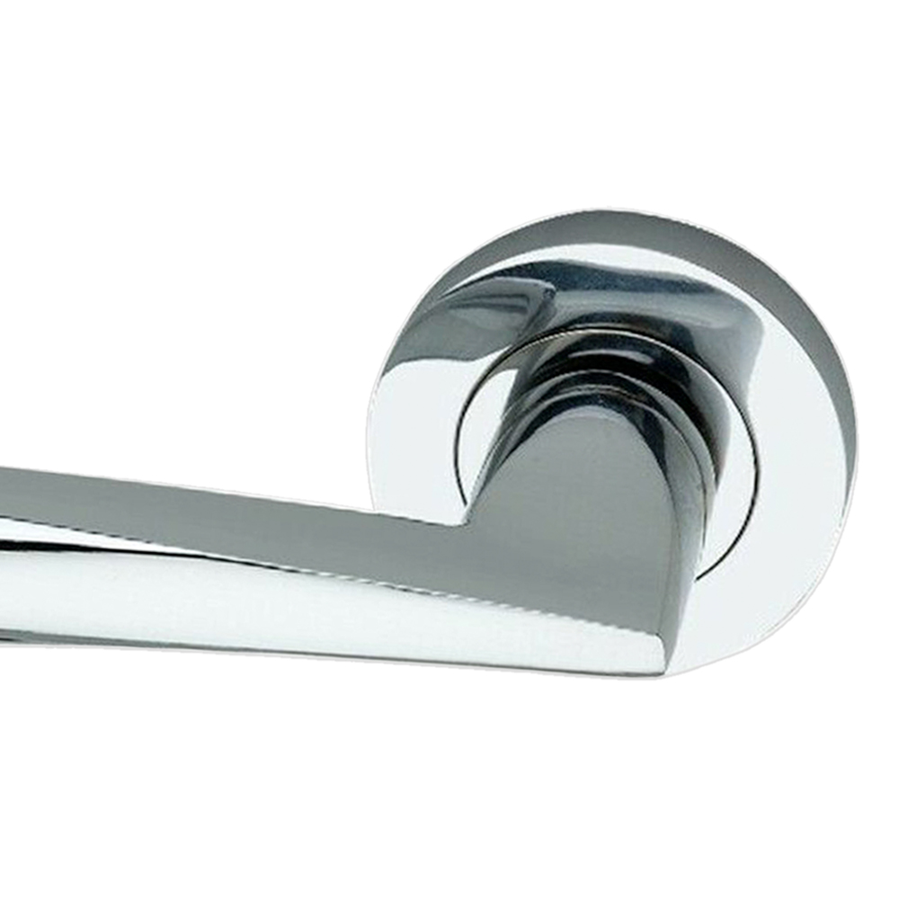 Spira Brass Leygo Polished Chrome Lever Door Handle 2 Pack Image 2