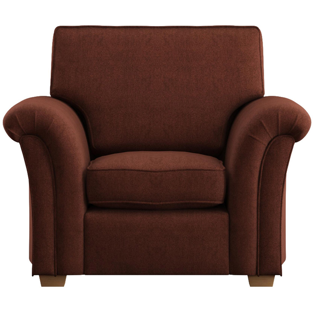 Castleacre Venice Brick Fixed Back Armchair Image 3