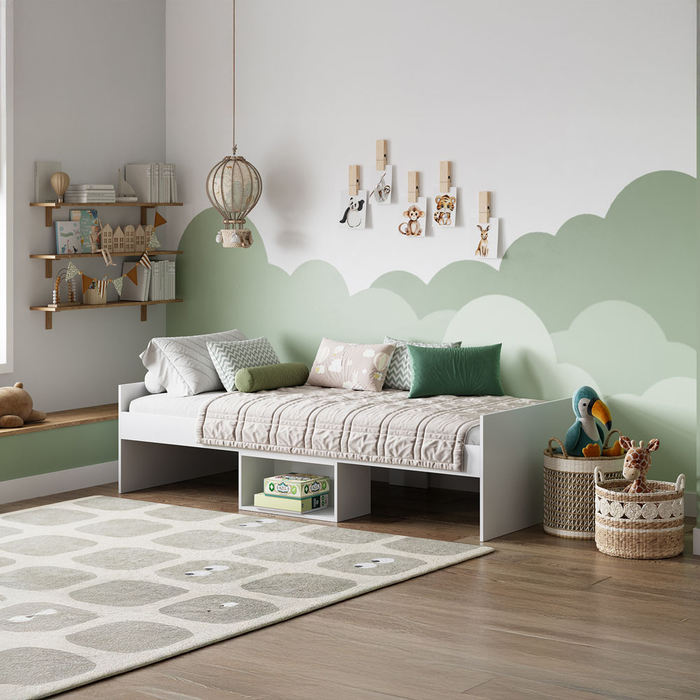 Kudl Flash Single White Storage Cabin Bed Image 5