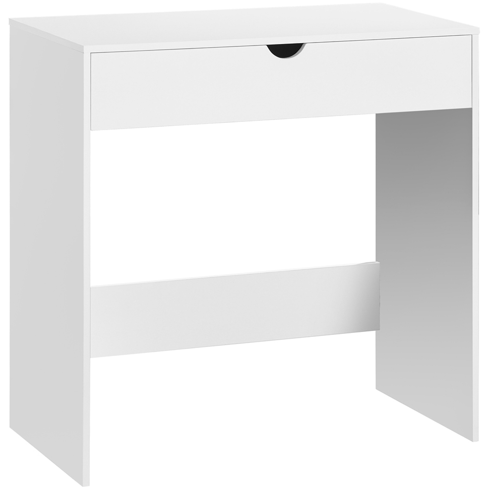 VIDA DESIGNS Single Drawer White Dressing Table Image 2