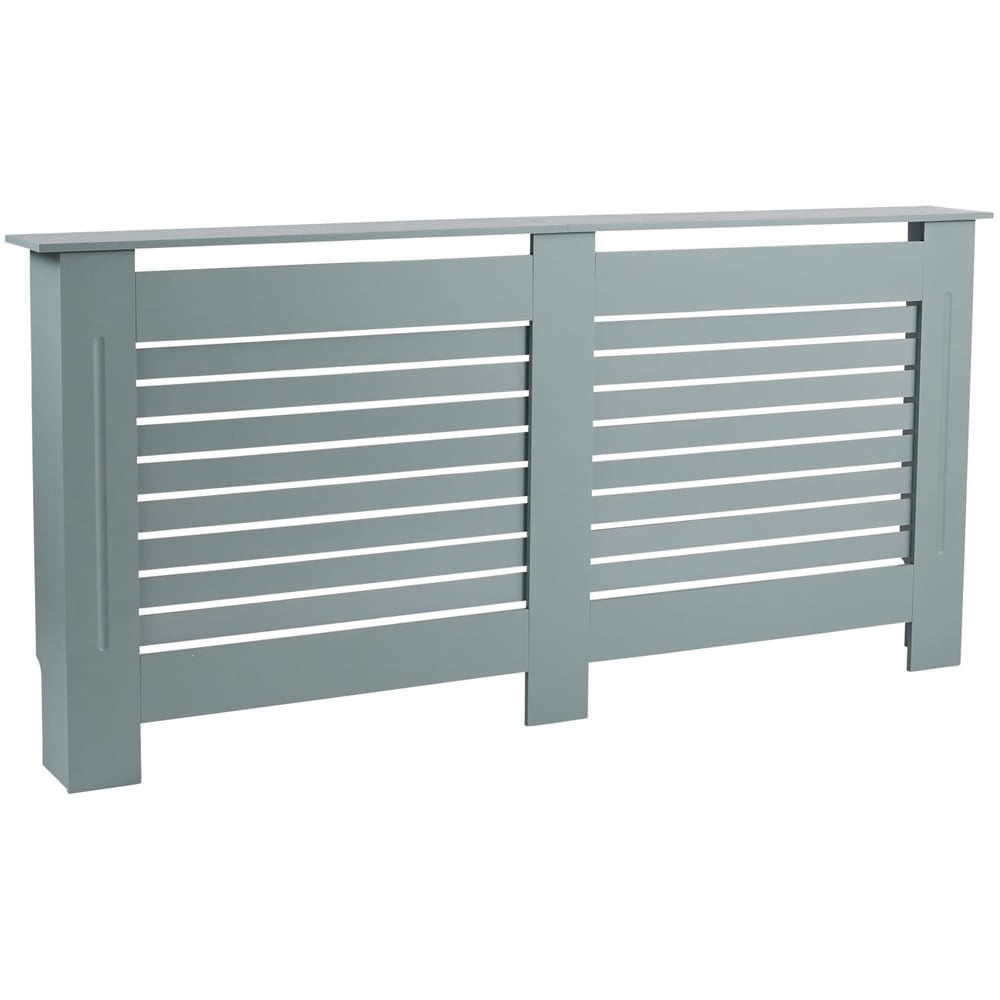 Home Source York Grey Radiator Cover XL Image 1