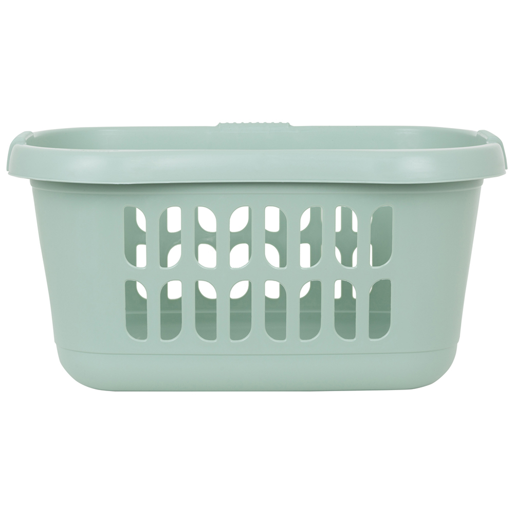 Wham Casa Sage Plastic Hipster Laundry Basket 2 Pack Image 3