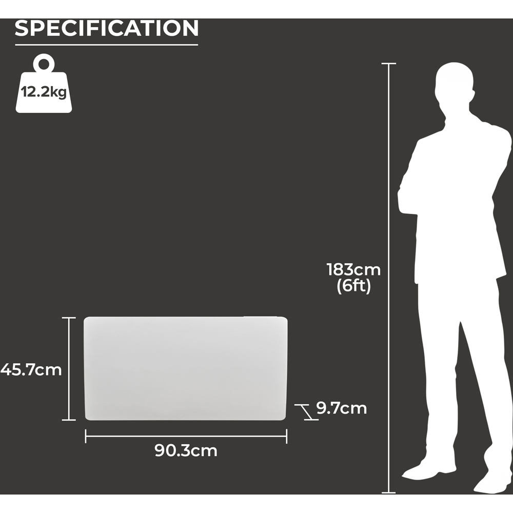 Adam Solis White Ceramic Core Electric Radiator 2000W Image 8
