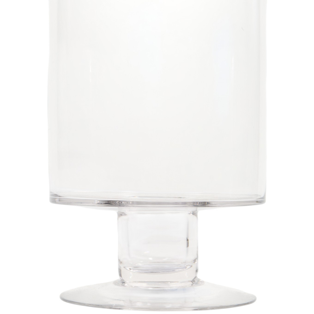 Tall Glass Hurricane Clear Image 2