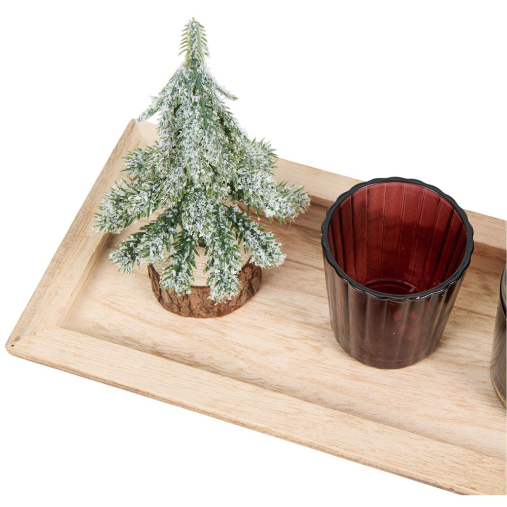 Forest Festive Candle Tray Image 4