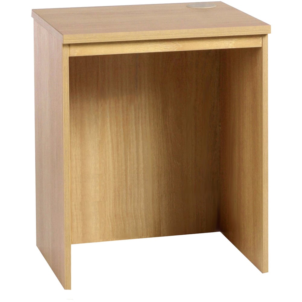 R White Cabinets Small Laptop Desk Brown Image 2