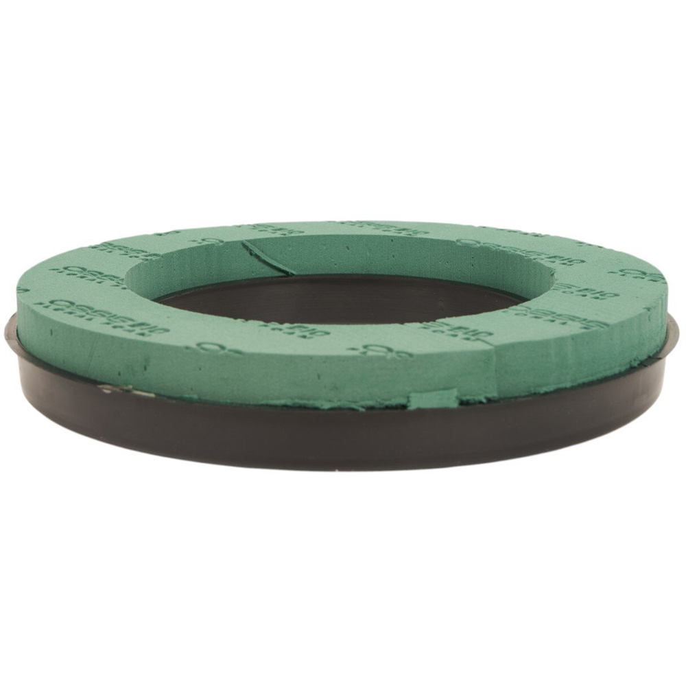 Pack of 2 Oasis Bio Floral Foam Rings Green 12cm 31cm Image 3