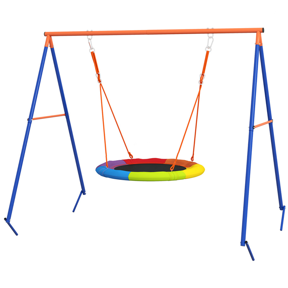 Outsunny Kids Nest Swing Seat Image 1
