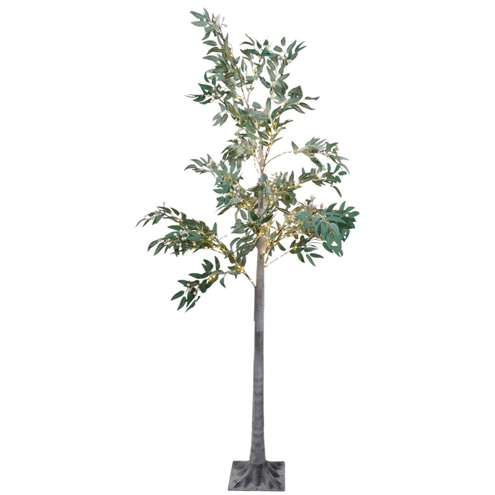 Frosted Mistletoe Tree - Green and White Image 4