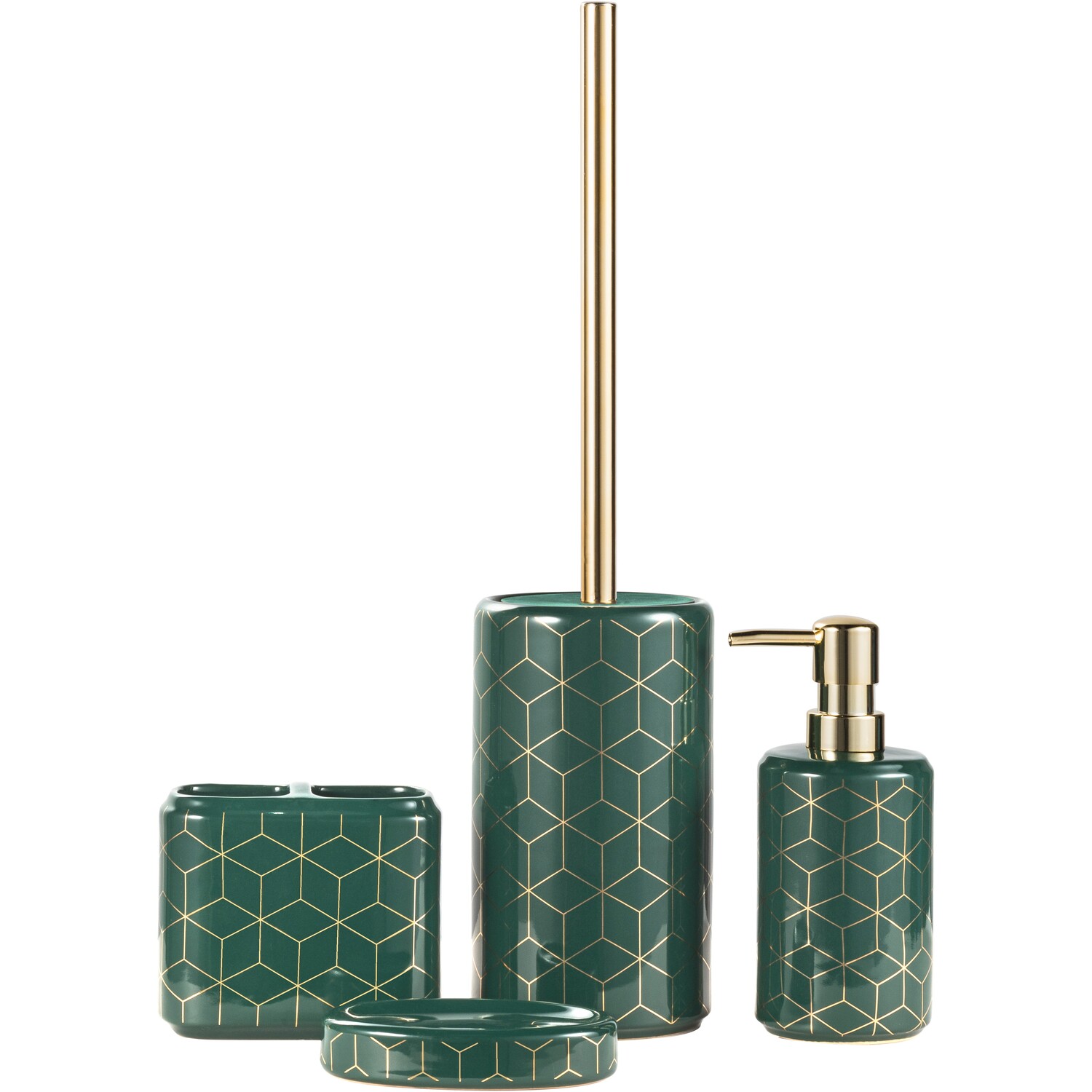 Ashley Toilet Brush Holder - Emerald Image 2