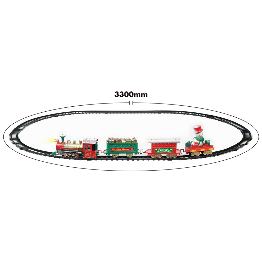 St Helens 3 Carriages Battery Operated Christmas Train Set Image 6