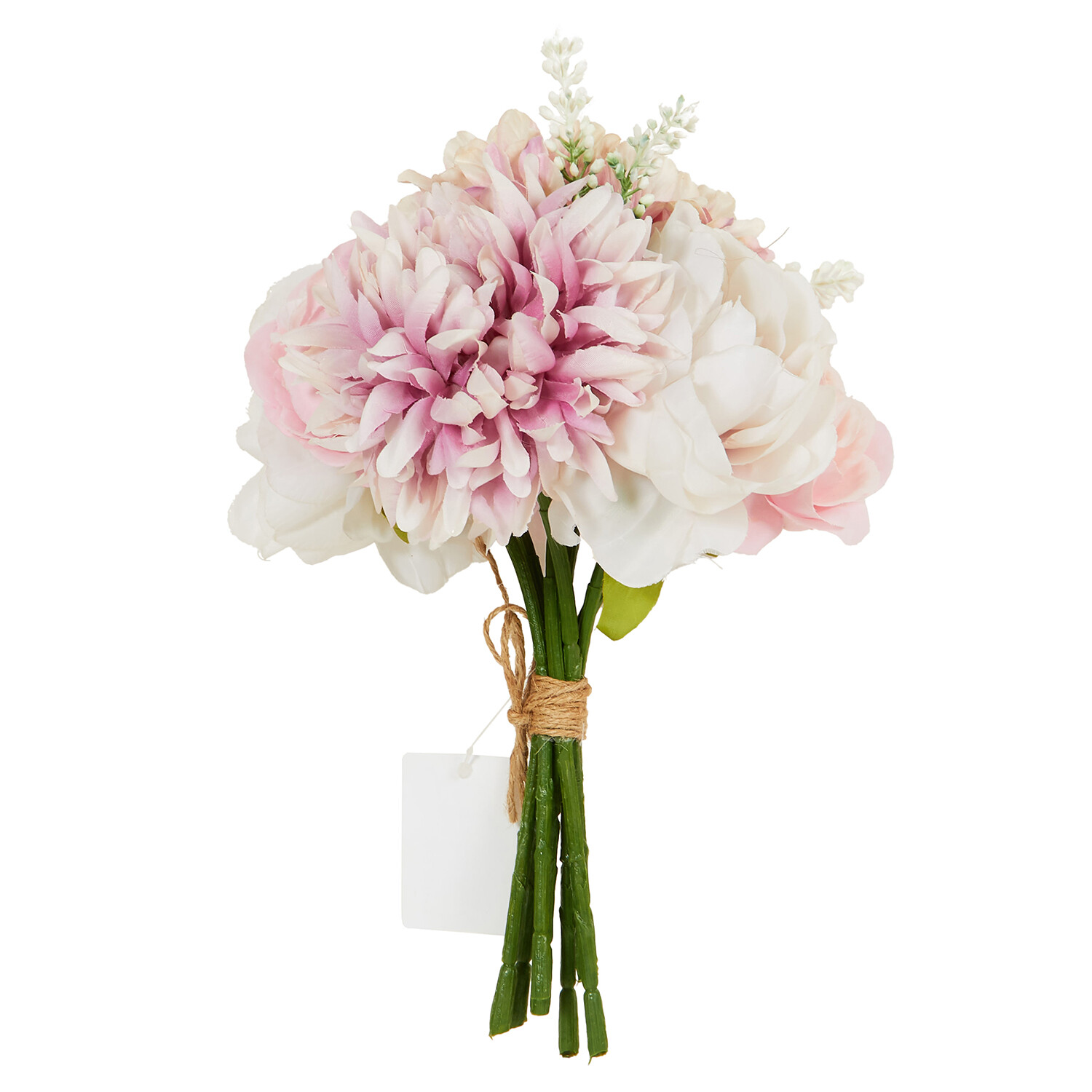 Rose and Dahlia Bouquet - Pink and White Image 2