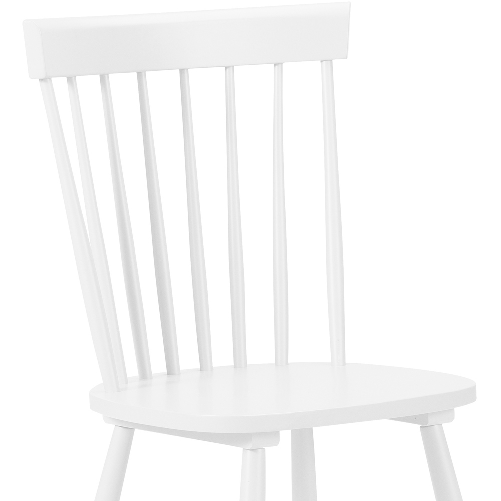 Julian Bowen Torino White Chairs Set of 4 Image 4