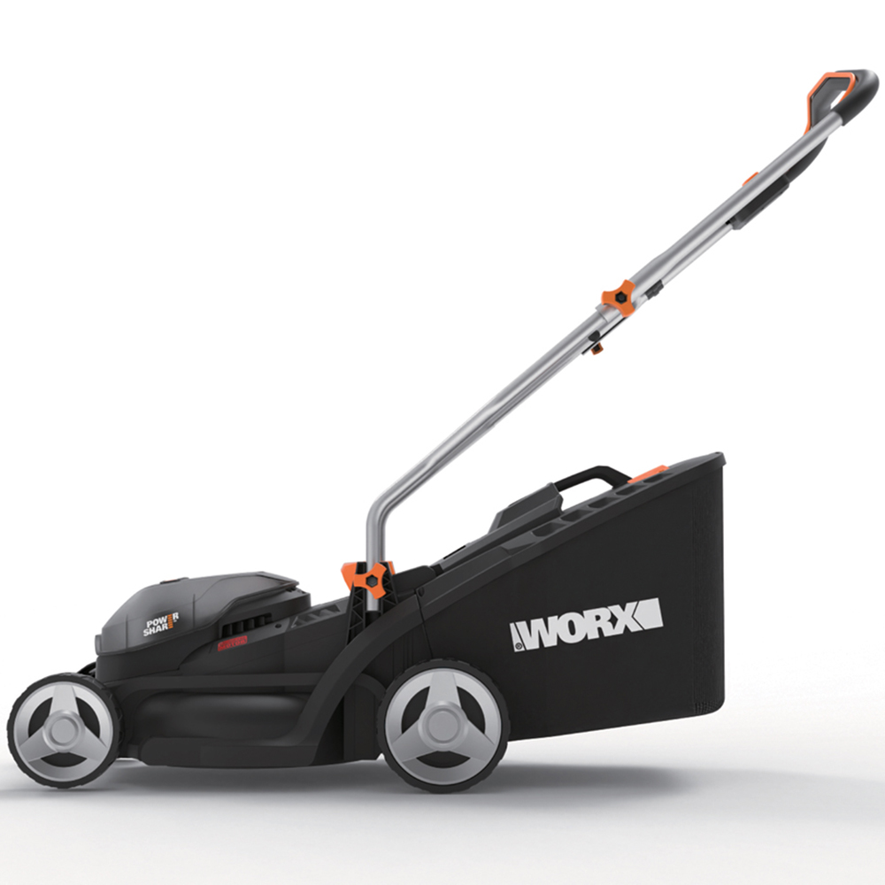Worx WG733E 20V Cordless Brushless 33cm Lawn Mower with Battery and Charger Image 2