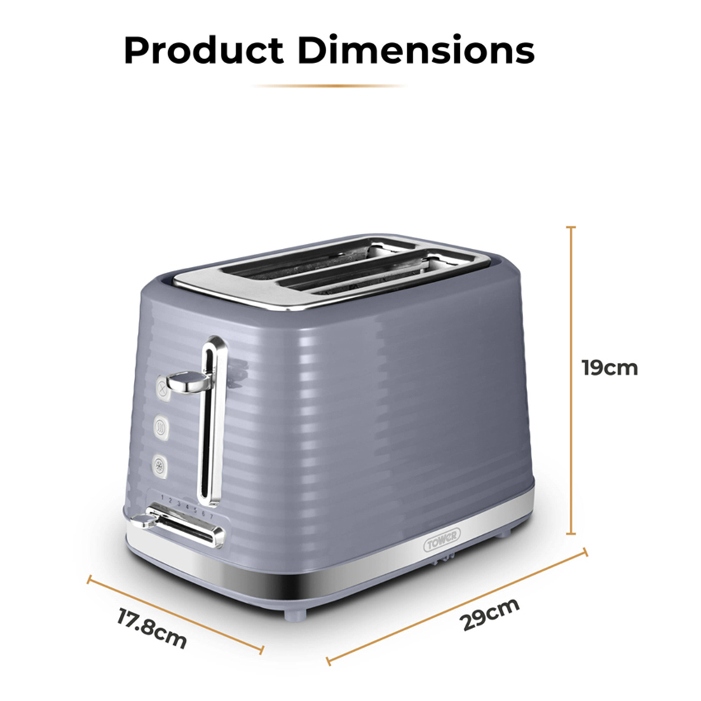 Tower Saturn EEJB330 2 Slice Toaster and 1.7L Kettle Set Image 9
