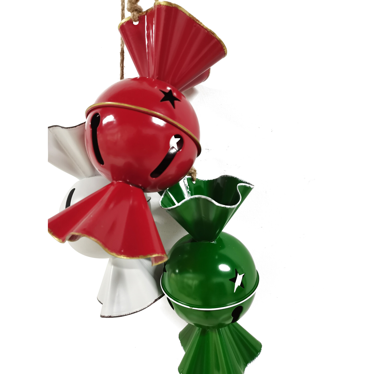 3 Hanging Sweet Bells Multicolour Image 4