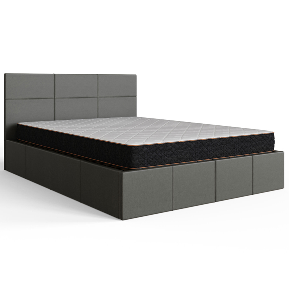 GFW Small Double Grey End Lift Ottoman Bed Image 2