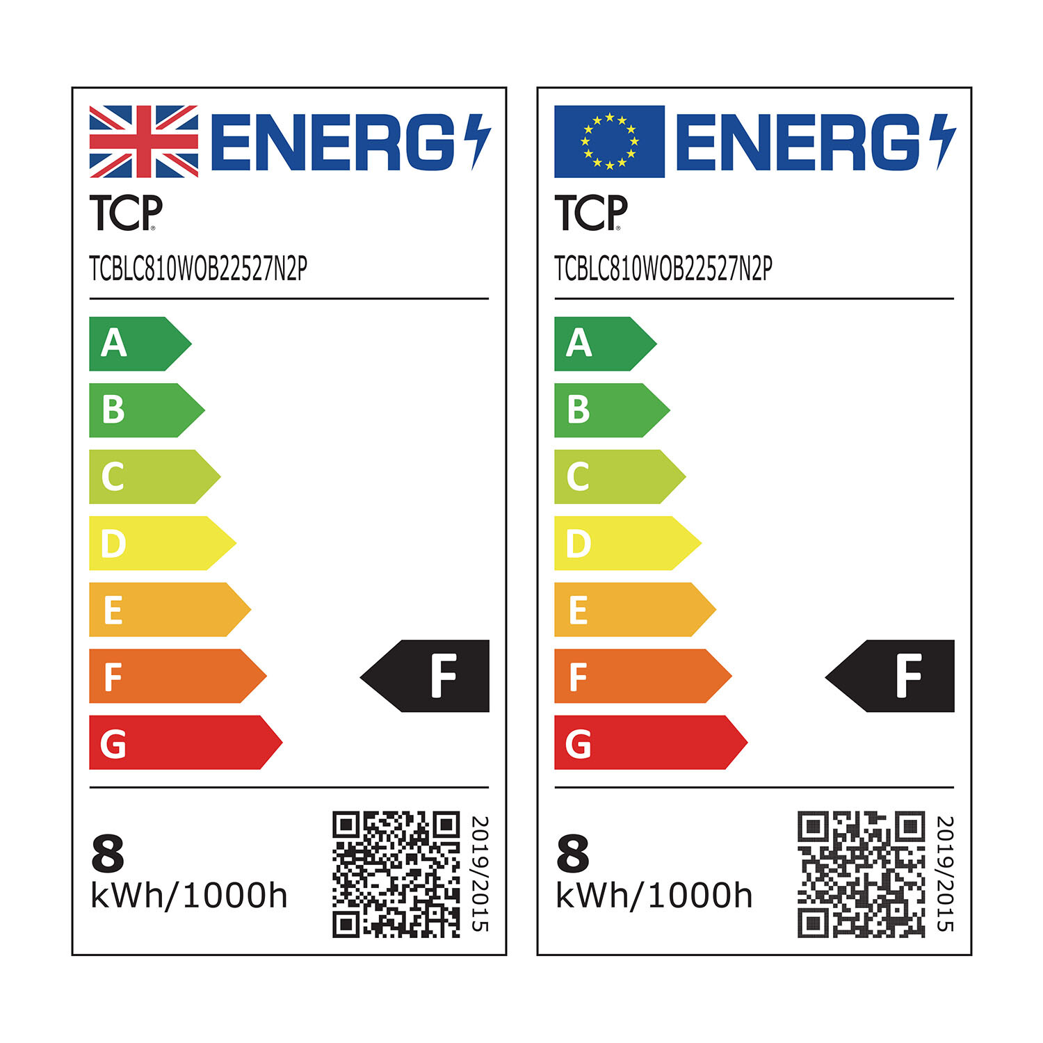 TCP LED Candle 810L B22 Warm White Bulbs - Warm White Image 4
