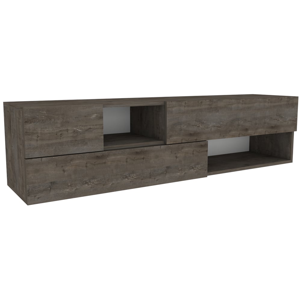 Decorotika Sunny 3 Door 2 Shelf Wenge TV Unit Image 2