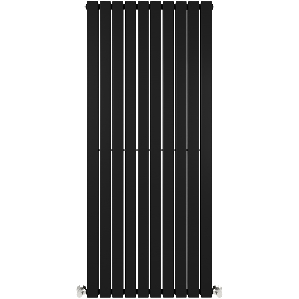 Black 10465 BTU Double Flat Panel Vertical Column Radiator 1800 x 680mm Image 3