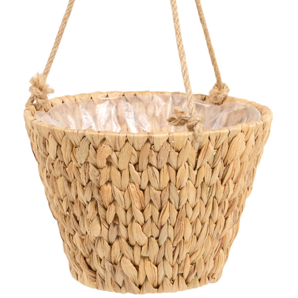 Water Hyacinth Hanging Planter - Brown Image 3