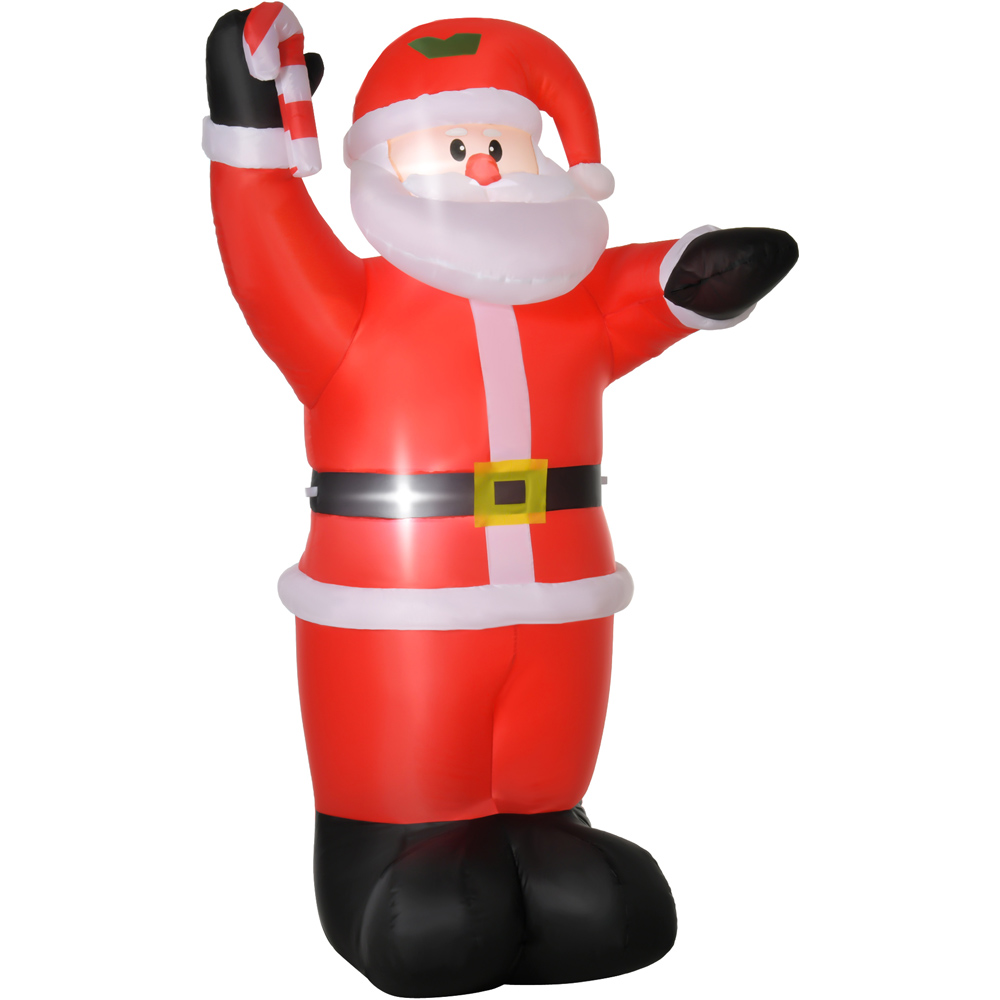 Everglow Red Inflatable Air Blown Christmas Santa 8ft Image 2