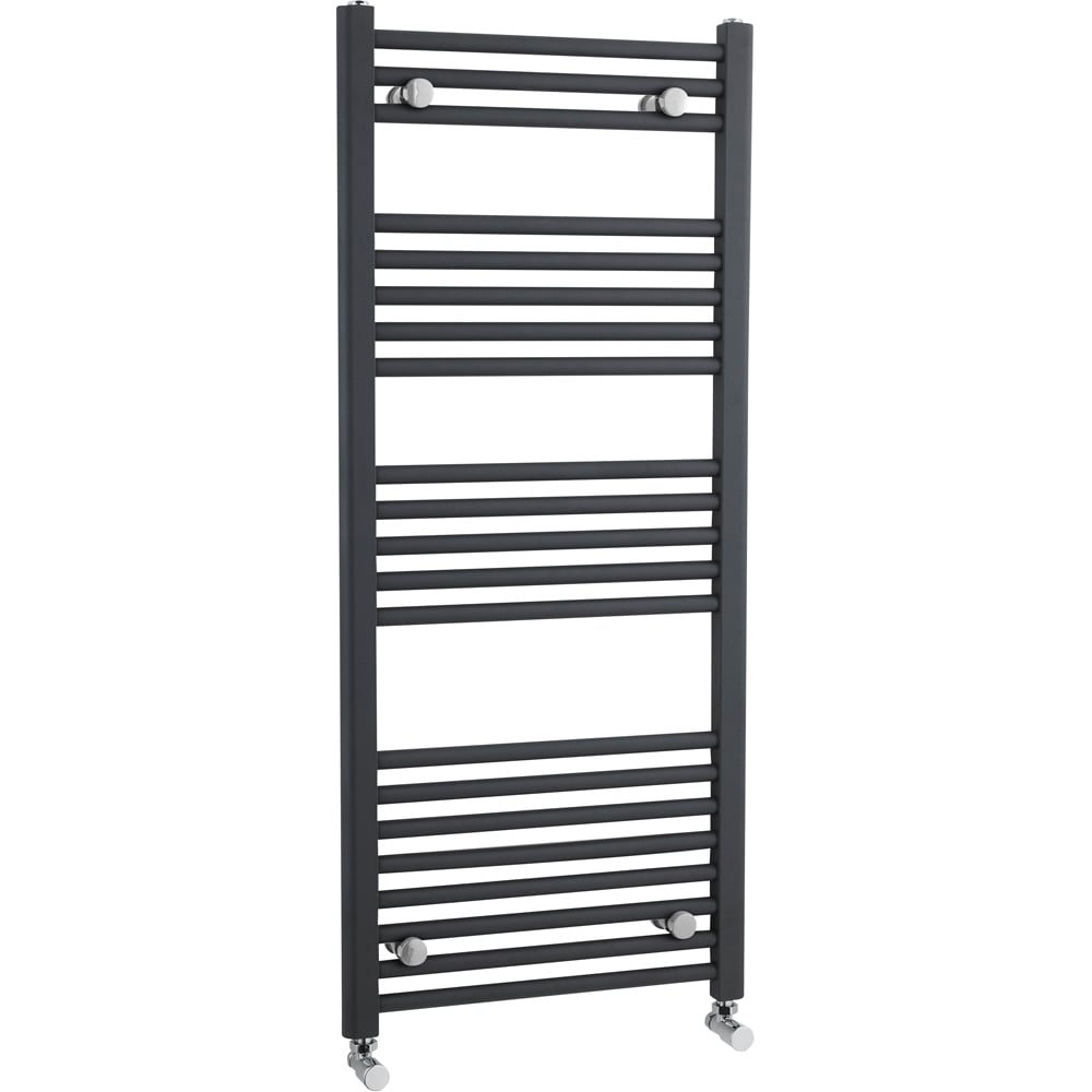 nuie Anthracite Straight Ladder Rail 1150 x 500mm Image 1