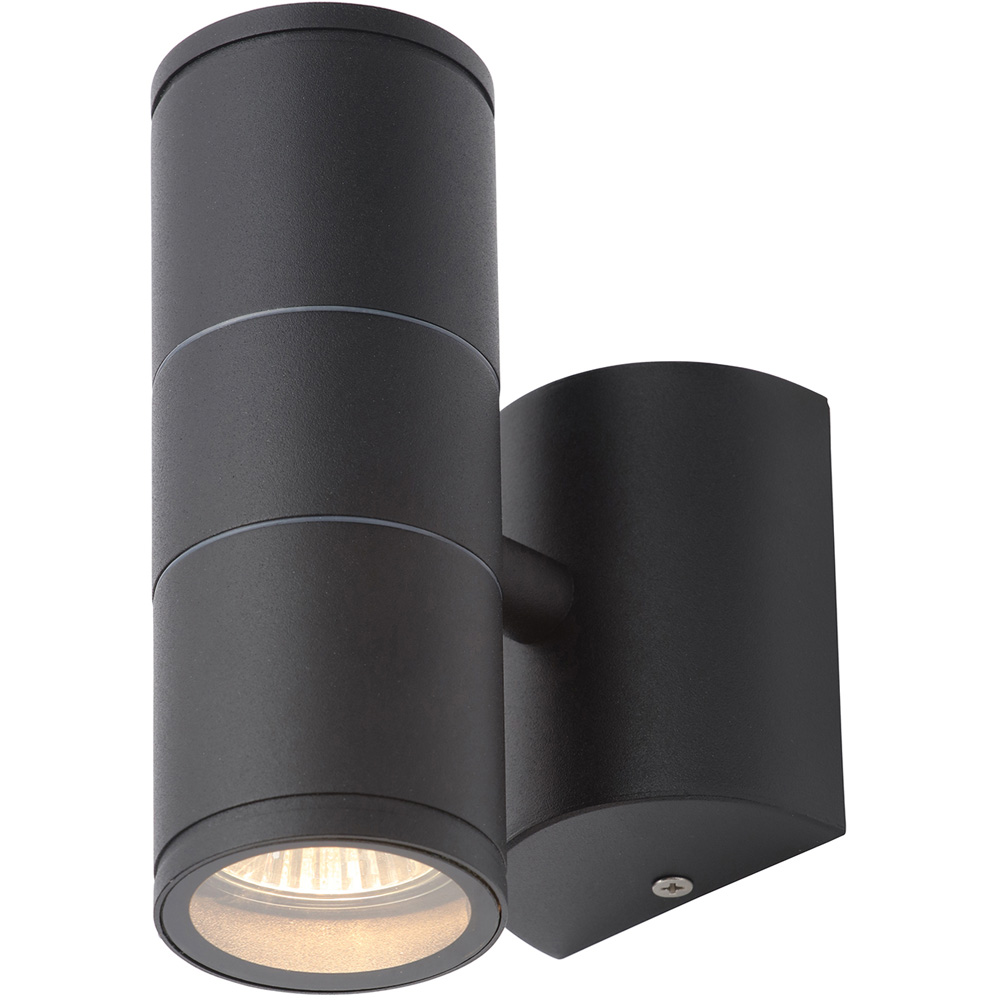 Coast Anka Black 2 Light IP44 Up and Down Wall Light Image 2