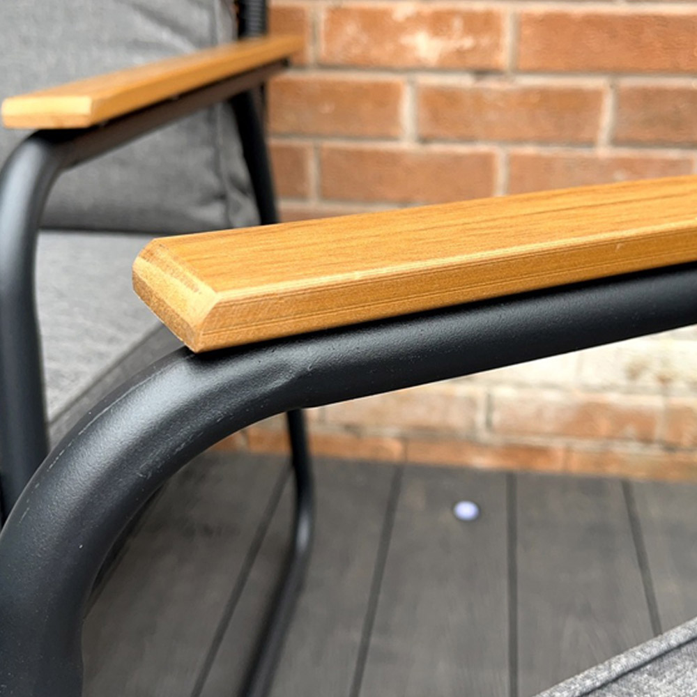 Outdoor Living Kendal Modern 4 Seater Rattan Garden Set Image 2