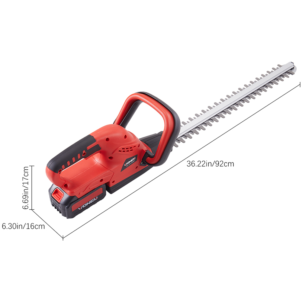 Living and Home 21V Cordless Electric Hedge Trimmer 450W Image 9