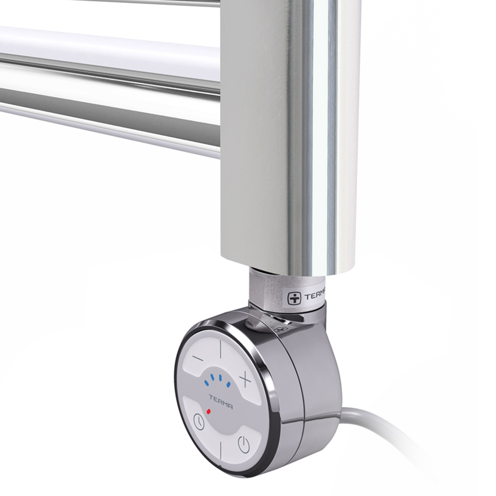 Terma Leo Chrome Electric Towel Rail with MOA Element Upgrade 800 x 500mm Image 5