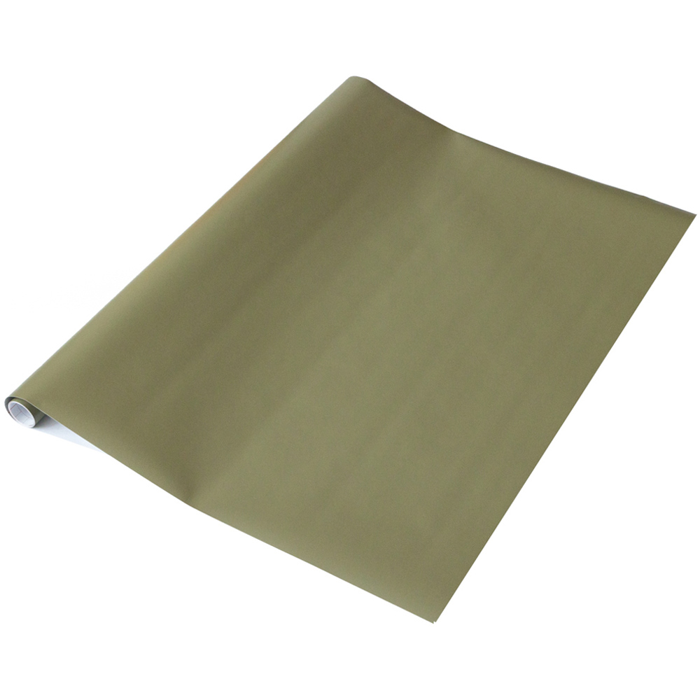 d-c-fix Matt Olive Green Self-Adhesive Plastic Vinyl Wrap Film 67.5cm x 2m 3 Pack Image 3