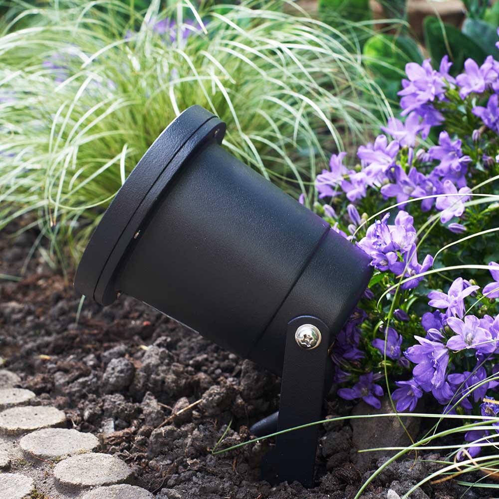 ValueLights Derwent Black Warm White Bulb Spike Light Image 6