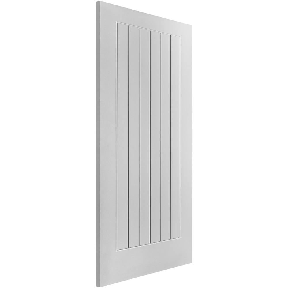 White Primed Cottage Internal Door 2040 x 926 x 40mm Image 2