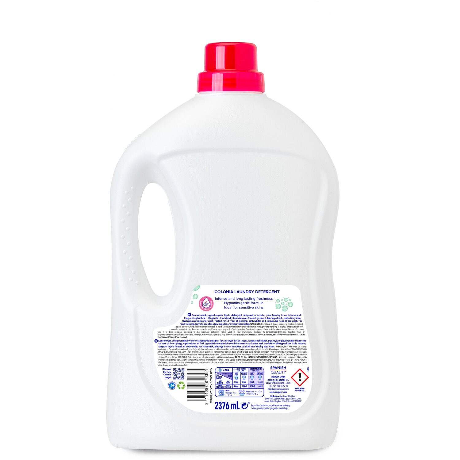 Asevi Laundry Detergent Colonia Image 2