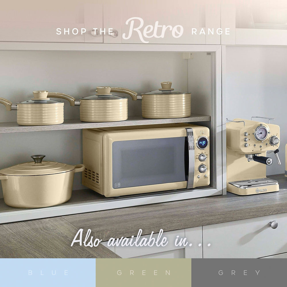 Swan Retro SD10513C Cream Digital Air Fryer 4.5L Image 6