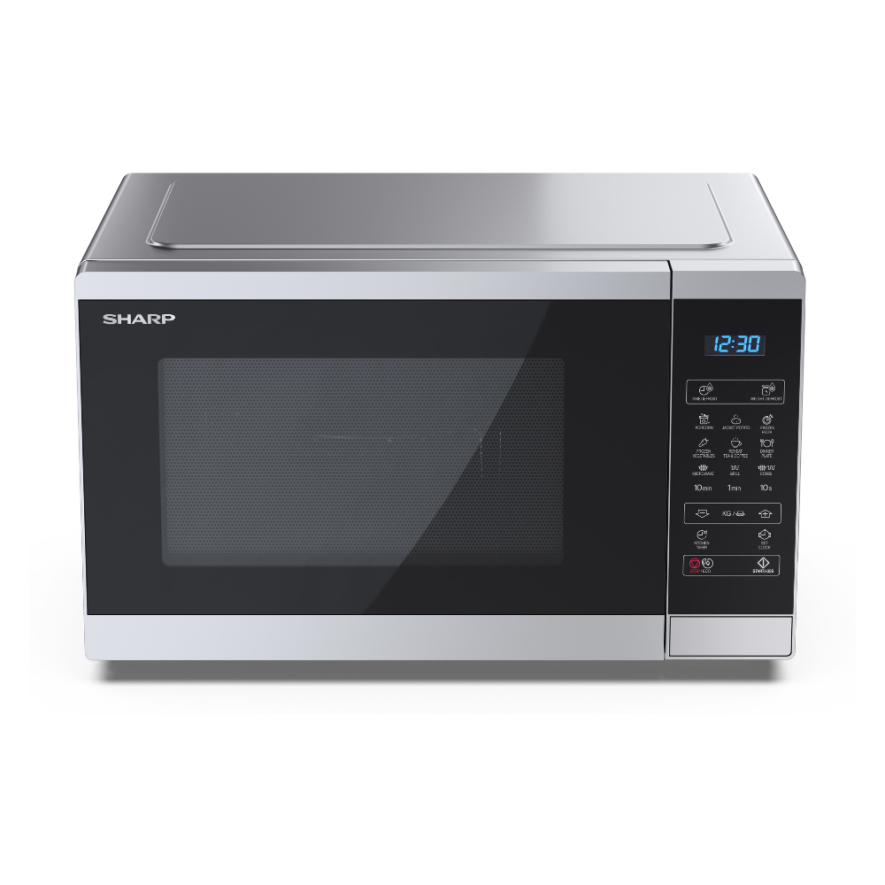 Sharp YC-MG252AU-B Silver 25L Grill Electronic Control Microwave 800W Image 3