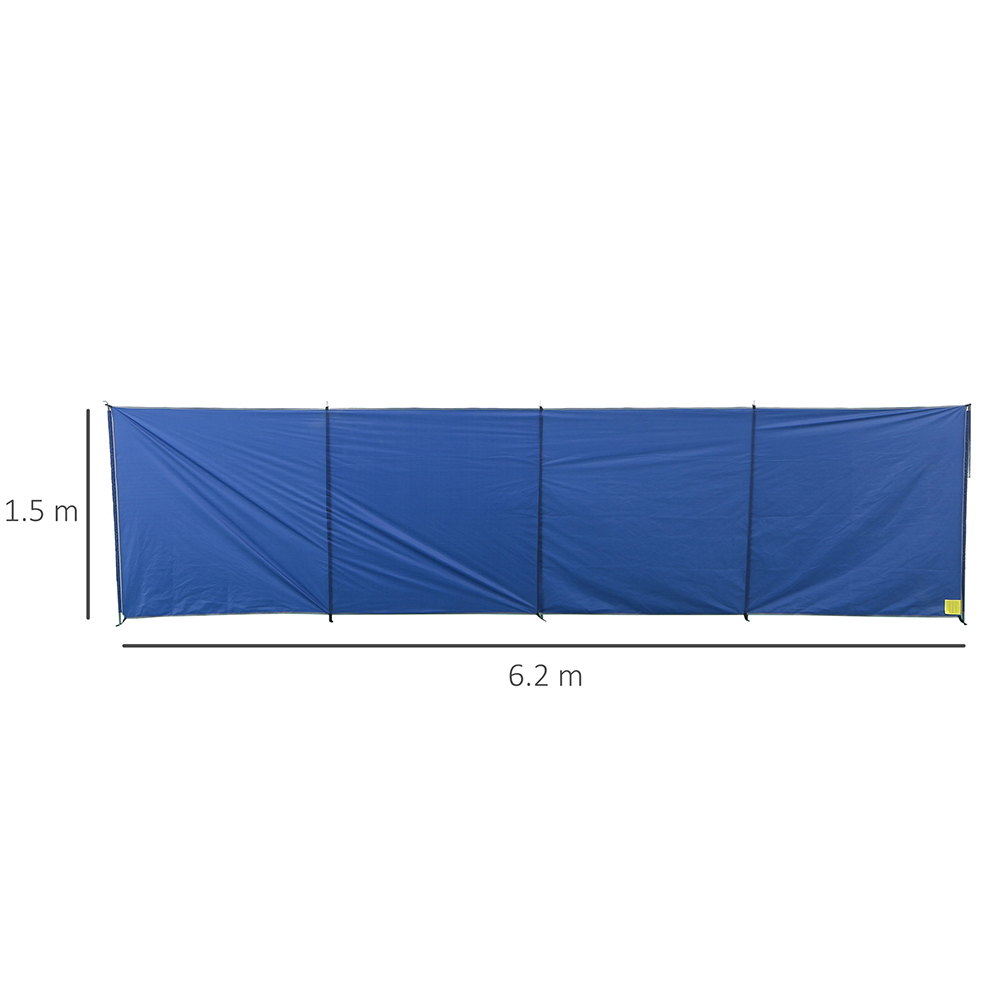 Outsunny 4.5m Camping tent wind wall Image 6