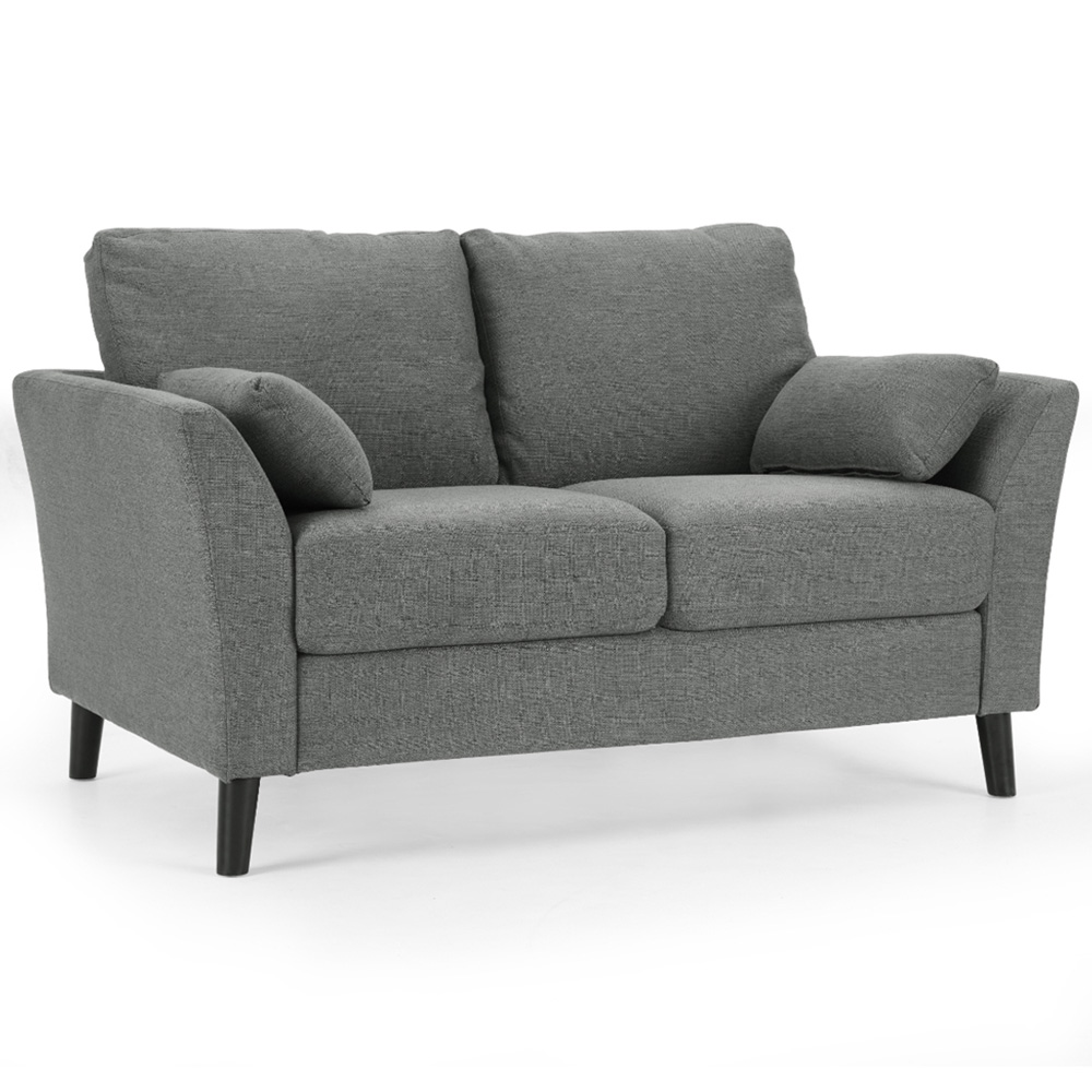 Home Detail Stella 2 Seater Grey Velvet Sofa Image 2