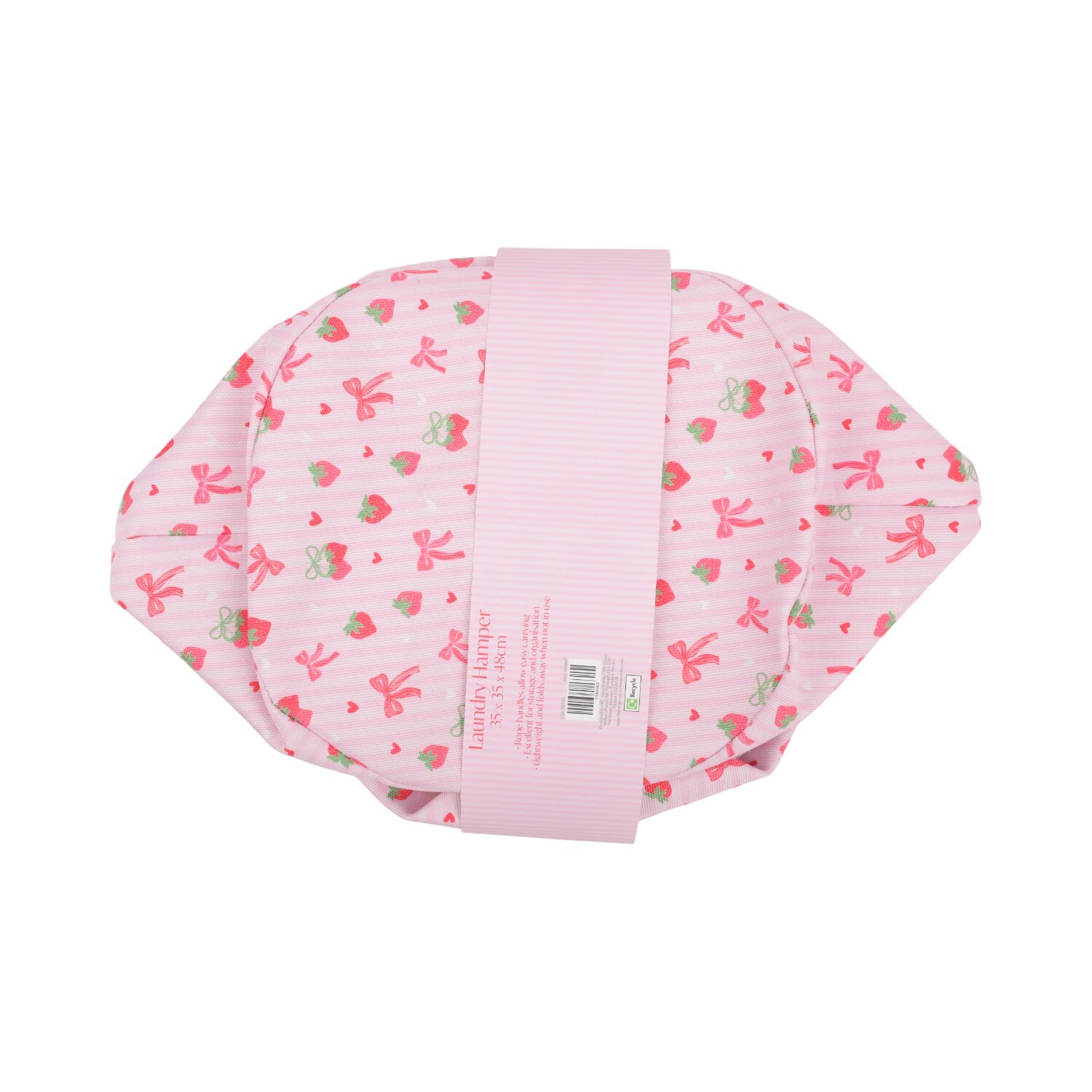 Berry Sweet Laundry Hamper Pink Image 3