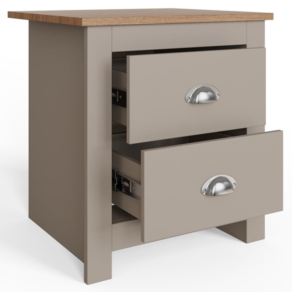 GFW Lancaster Grey 4 Piece Bedroom Furniture Set Image 4