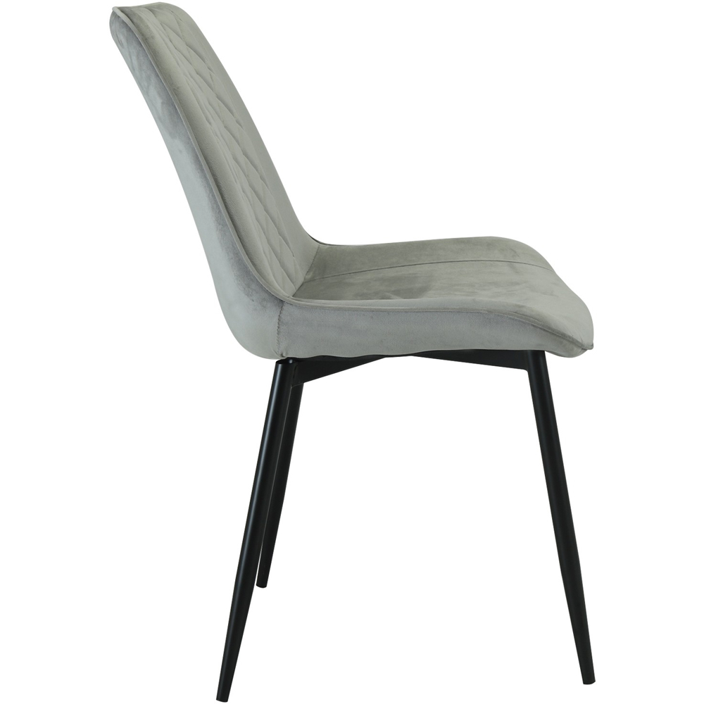 Indoor Living New York Amelia 4 Seater Round Dining Set Grey Image 7