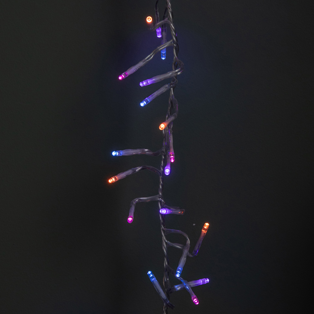Samuel Alexander 720 Rainbow LED Clear Cable Christmas Cluster Light 9.3m Image 3