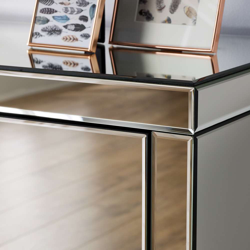 Birlea Seville 3 Drawer Mirrored Chest of Drawers Image 6